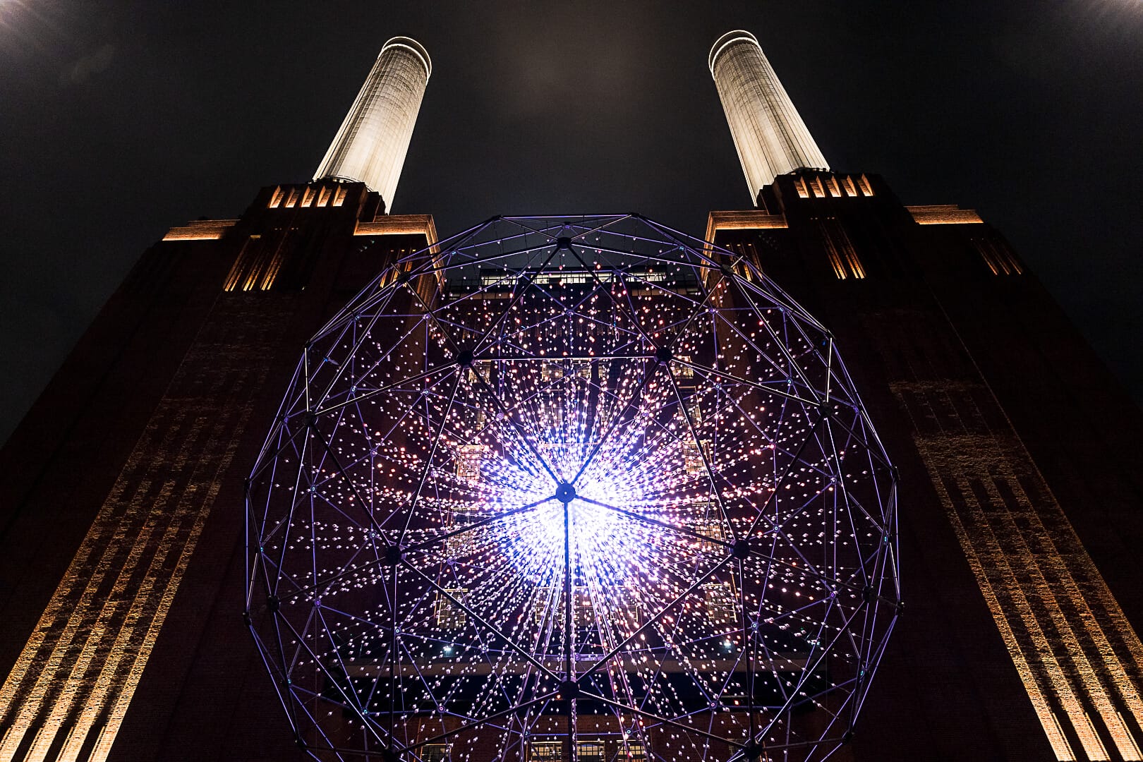Light Festival at Battersea Power Station 2024 – Singularity installation – credit Backdrop Productions (3)